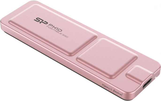 Накопитель SSD Silicon Power USB-C 512GB SP512GBPSDPX10CP PX10 розовый