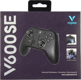 RAPOO Геймпад проводной/беспроводной V600SE, цвет - черный (13077)