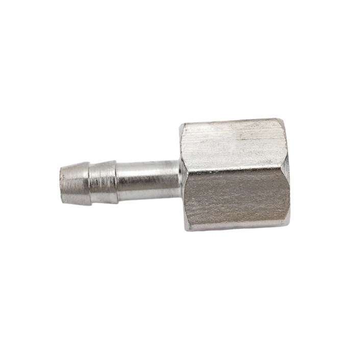 Переходник 1/4"F - елочка (6 мм; обжимное кольцо 9х11 мм) FUBAG 180250
