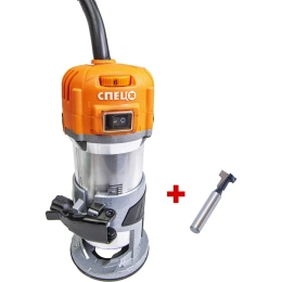 Кромочный набор фрезер СПЕЦ МФУ-800, 800 Вт, фреза пазовая Т-образная 12,7x13 мм, хвостовик 8 мм СПЕЦ-4077/1411600