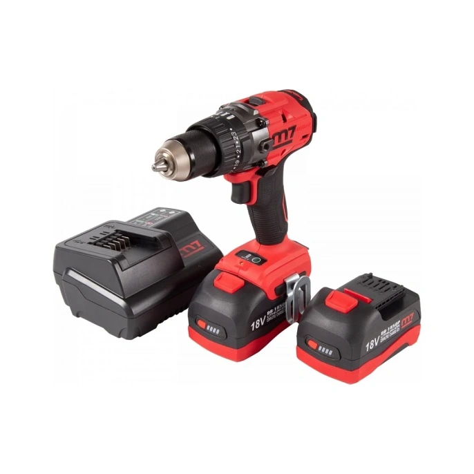 Аккумуляторная ударная дрель-шуруповерт MIGHTY SEVEN 18 В, кейс DH-101A