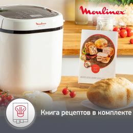 Хлебопечь Moulinex OW210 650Вт белый 7211002271
