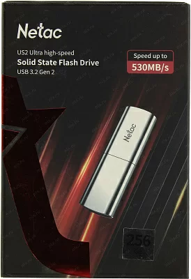 Накопитель Netac NT03US2N-256G-32SL USB3.2 Flash Drive 256Gb (RTL)