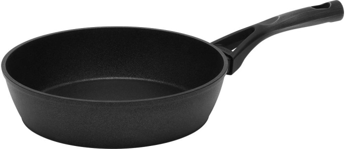 Сковорода Polaris Pro collection 28FP круглая 28см покрытие: Diamant-3X Pro ручка несъемная без крышки черный 016233