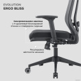 Кресло компьютерное EVOLUTION ERGO BLISS Black