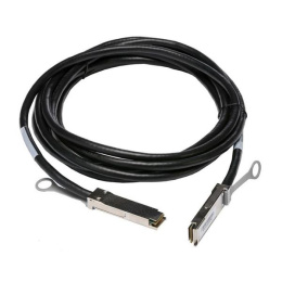 Кабель DAC FUTURE TECHNOLOGIES FT-QSFP28-CabP-AWG30-1 1м, 30AWG,  медь,  многожильный,  черный