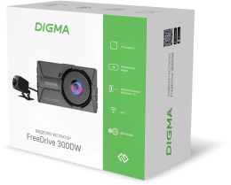 Видеорегистратор Digma FreeDrive 300DW,  черный
