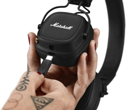 Наушники MARSHALL Major IV, 3.5 мм/Bluetooth, накладные, черный [1005773]