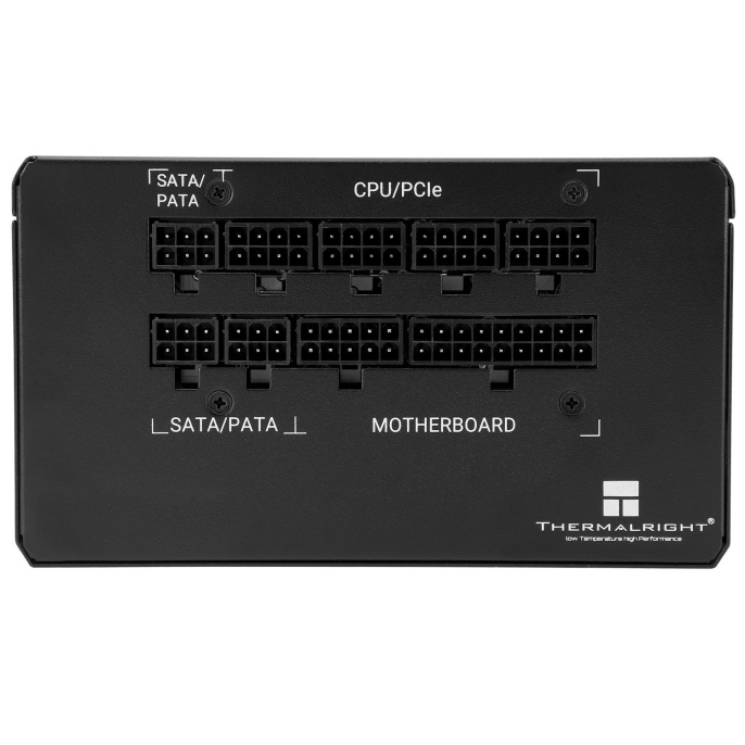 Блок питания 650W/ Power Supply Thermalright, 650W 80+ Bronze ATX, 3.0, Full modular, 1x24 20+4 pin, 2xCPU 8 4+4 pin, 4xPCIe*2 8 6+2 pin, 3xSATA3, 3xMOLEX4pin, Active, 120x120mm, 150x140x86mm, APFC, black TR-TB650