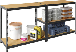 Стеллаж ПРАКТИК SBL 200KD/90x45/5 металл, 2000x900x450мм серый [s24499393409]