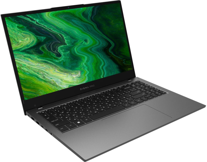 Ноутбук Digma Pro Fortis Core i3 1005G1 8Gb SSD512Gb Intel UHD Graphics 15.6" IPS FHD (1920x1080) Windows 11 Pro grey WiFi BT Cam 4250mAh (DN15P3-8DXW03)