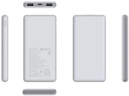 Внешний аккумулятор (Power Bank) Xiaomi 10000мAч,  серый [bhr9350gl]