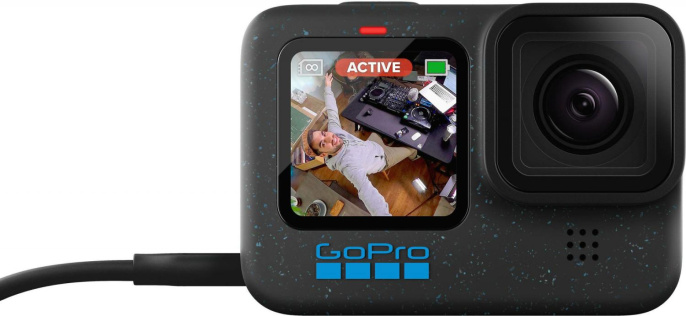 Экшн-камера GoPro HERO12 Hero12 5.3K,  WiFi,  черный [chdhx-121-rw]