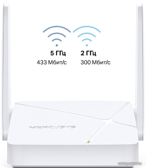 Роутер беспроводной Mercusys MR20 AC750 10/100BASE-TX белый