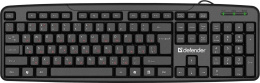 Клавиатура Defender Astra HB-588, проводная, USB, мембранная, черный [45588]