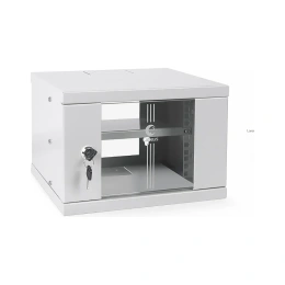 Cabeus WSC-4U Шкаф телекоммуникационный настенный 10" 4U 326x300x225mm (ШхГхВ) дверь стекло