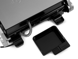 Электрогриль DOMFY Metal DSM-EG502,  черный и серебристый