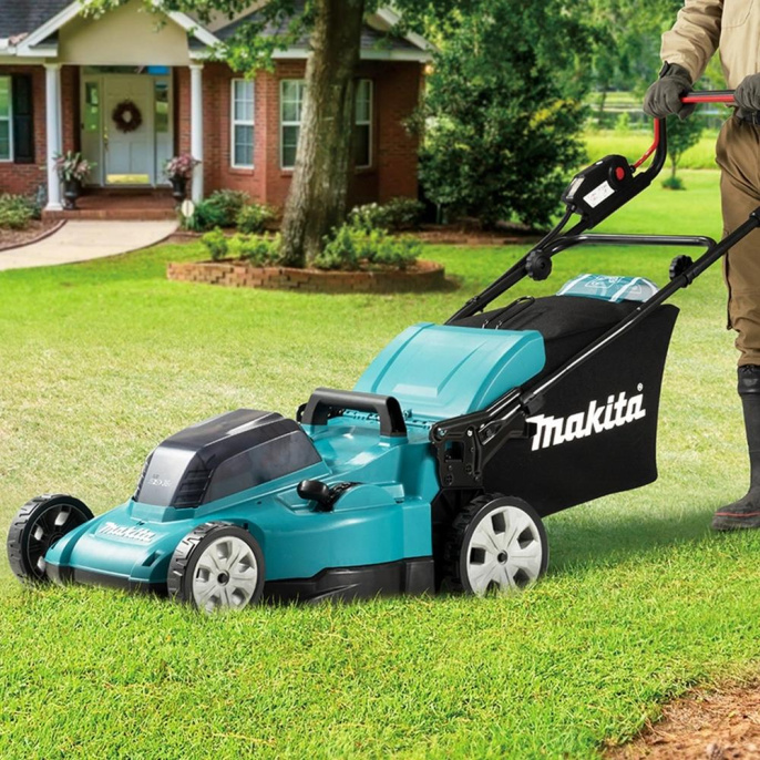 Газонокосилка роторная Makita DLM480Z 860Вт
