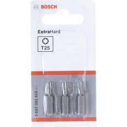 Бита Extra Hard 3 шт. 25 мм; Т25 Bosch 2607001615