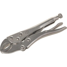 Зажим с фиксатором ARNEZI 175мм с полукруглым захватом R6070001