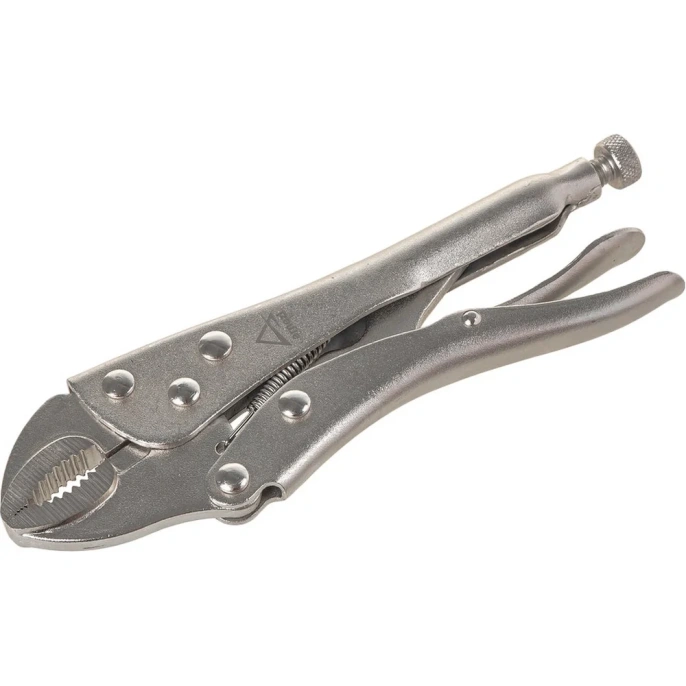 Зажим с фиксатором ARNEZI 175мм с полукруглым захватом R6070001