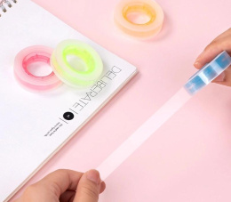 Клейкая лента канцелярская Deli EA689 ассорти шир.18мм дл.30м 38мкр упак.:8шт