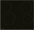 Электрическая варочная поверхность LEX EVH 641A BL, конфорок: 4 шт.,  стеклокерамика,  независимая, черный