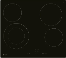 Электрическая варочная поверхность LEX EVH 641A BL, конфорок: 4 шт.,  стеклокерамика,  независимая, черный