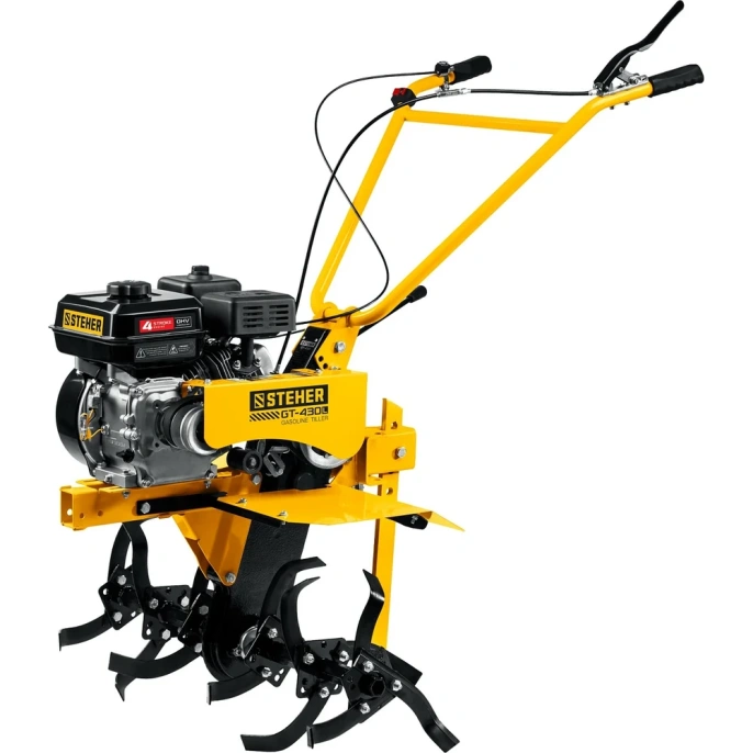 Бензиновый мотоблок с понижающей передачей STEHER 7 л.с., без колес GT-430 L