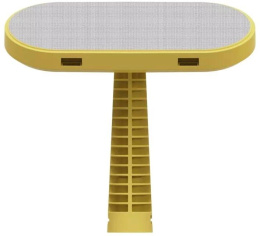 Пароочиститель ручной Polaris PSC 1702C черный/желтый