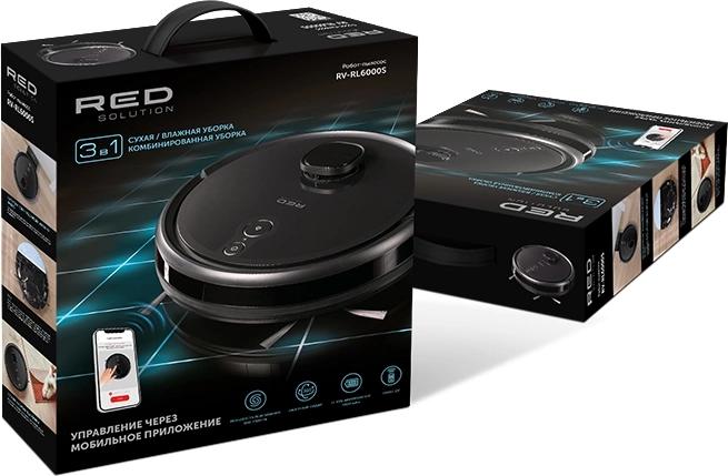 Пылесос-робот Red Solution RV-RL6000S 35Вт черный