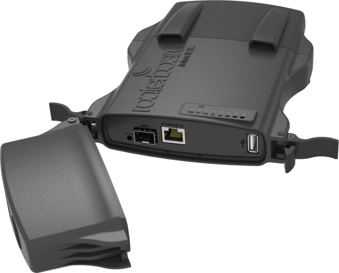 Точка доступа MikroTik NetMetal 5 (RB922UAGS-5HPACD-NM) AC900 10/100/1000BASE-TX черный