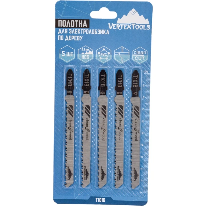 Полотно по дереву T101B для электролобзика vertextools T101B