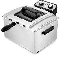 Фритюрница KITFORT КТ-2025,  черный/серебристый