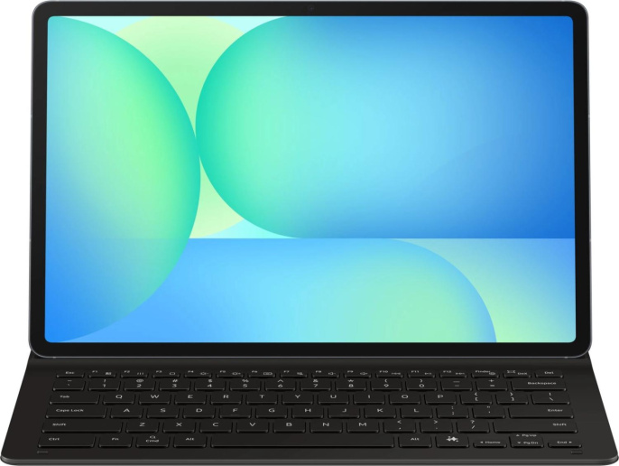 Чехол-клавиатура Samsung для Samsung Galaxy Tab S10 FE+ Book Cover Keyboard Slim поликарбонат/полиуретан черный EF-DX620UBRGRU