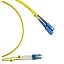 Hyperline FC-D2-9-LC/UR-SC/UR-H-1M-LSZH-YL (FC-9-LC-SC-UPC-1M) Патч-корд волоконно-оптический (шнур) SM 9/125 (OS2), LC/UPC-SC/UPC, duplex, LSZH, 1 м