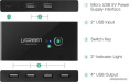 USB-хаб Ugreen US216 30767 подключение по USB-A, 4 x USB-A, корпус пластик