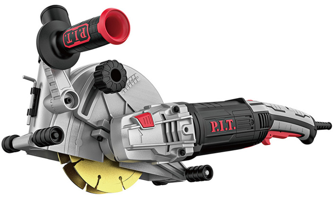 Штроборез P.I.T. PWC150-C электрич., 1700 Вт, 150 мм, 8000 об/мин, 2 диска, глуб. 0-35 мм, шир. 3-30 мм