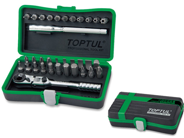 Набор головок MINI 1/4" 34предм. 6гр.TOPTUL GADW3401