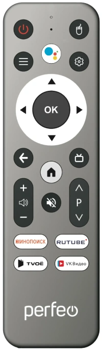 Perfeo SMART TV BOX приставка "PREMIER 4/16",Allwinner H618,Android 12, 4Gb/16Gb,Пульт Bluetooth