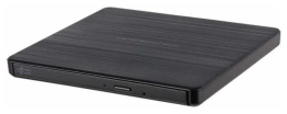 Внешний привод External DVD+/-RW LG GP60NB60.AUAE12B DVD Multi, внешний/внешний Slim, интерфейс USB-A, толщина 14 мм, цвет чёрный RTL