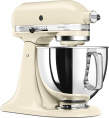 Миксер KitchenAid настольный с откидным блоком Artisan 4.8 л, кремовый 5KSM125EAC