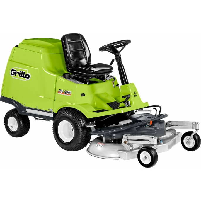 Садовый райдер с фронтальной декой и встроенным травосборником Grillo FD 280 B&S Vanguard 82K7C