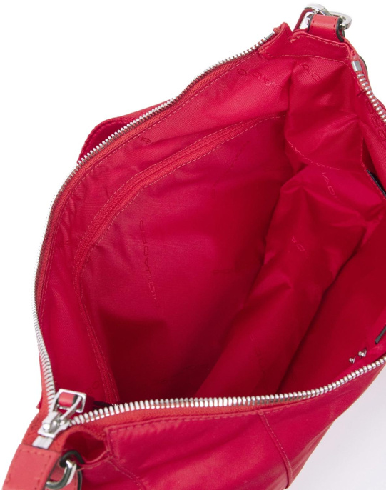 Сумка женская Piquadro Lyra BD6657W92T/R красный ткань/натур.кожа