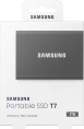 1ТБ Внешний диск SSD Samsung T7 MU-PC1T0T/WW, USB-C, запись - 1000МБ/с, чтение - 1050МБ/с, черный