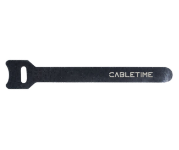 Застежка-липучка CABLETIME CV02B (CT-VT01-B5) для кабеля - Black