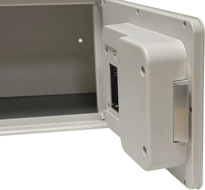 Сейф мебельный LockSworth VS4523-WH взломостойкий встраиваемый 200x310x200мм электронный/ключевой