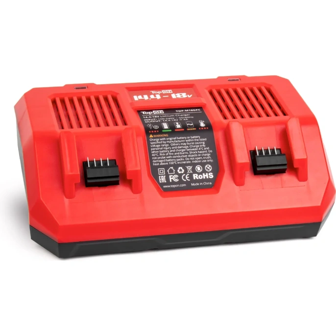 Зарядное устройство TopOn для аккумуляторов Milwaukee M18 DFC 14.4V-18V TOP-M18DFC