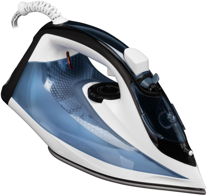 Утюг StarWind SIR2430,  2400Вт,  голубой и белый