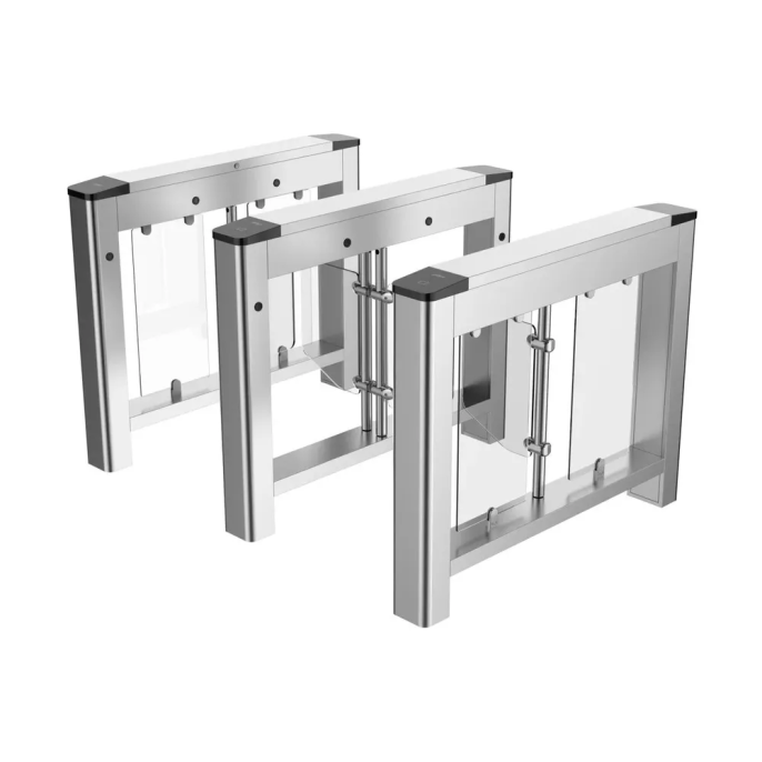 Турникет Dahua DHI-ASGB120K-D распашной, центральная стойка без отверстия ASI, корпус из нержавеющей стали 304 толщиной 1 мм, 4 пары встроенных ИК-детекторов, бесщеточный серводвигатель постоянного тока, автоматическое закрытие, по истечении заданного вр